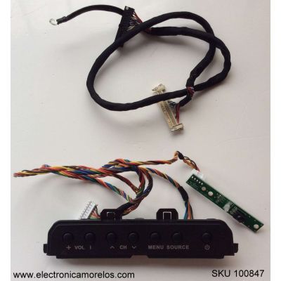 KIT DE CABLES PARA TV / ELEMENT / 82-2030002 / KT A54768B0 / 82-2040003 / MODELO ELEFW328